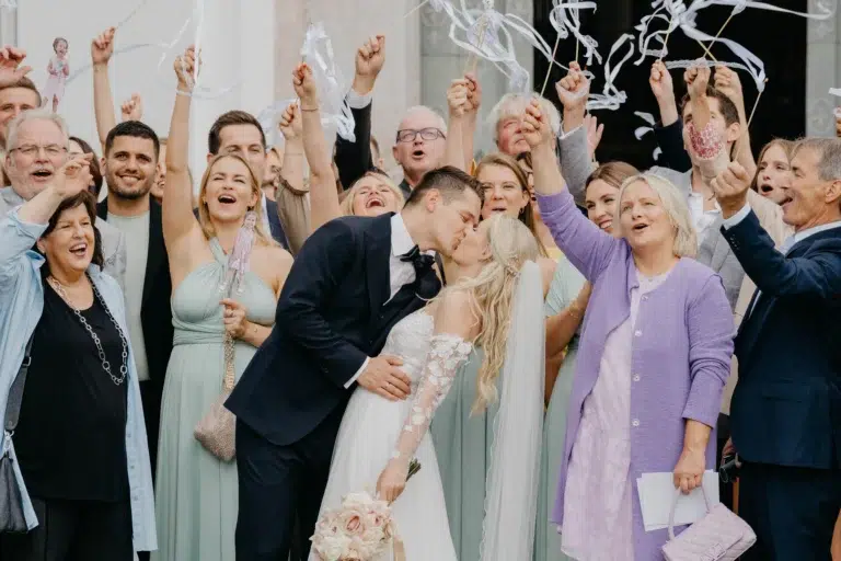 Gruppenbild Hochzeit